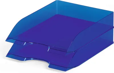 Zdjęcie produktu dla DURABLE Tacka na dokumenty BASIC A4, Niebieski przezroczysty, 1701673540