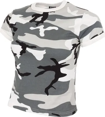 Produktbild von Outdoor Damen oder Girlie-Shirt Camouflage Schneetarn XXL