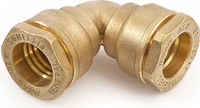 Produktbild von PE-Winkel Messing 32 mm : 32 mm Größe: 32 mm