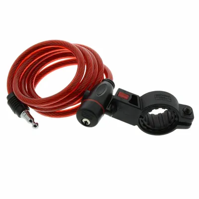 Produktbild von Burg Wächter Spiralschloss 1260 100 1000mm Ø 8mm rot, blau oder schwarz