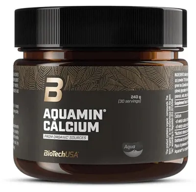 Zdjęcie produktu dla BioTech Aquamin® Wapń 240g, smak cytryny i melisy cytrynowej