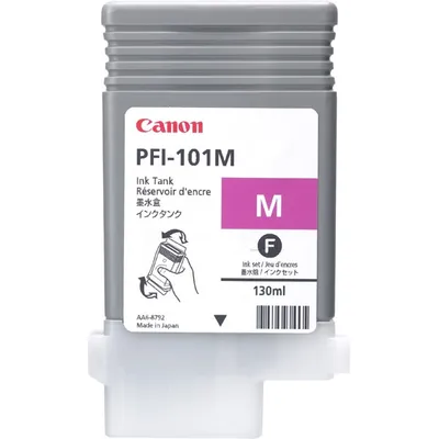 Produktbild von Canon PFI-101M, Magenta, Tinte auf Pigmentbasis, 130 ml
