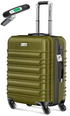Image de Valises KESSER® Valises à coque rigide avec serrure à combinaison, balance + étiquette à bagages