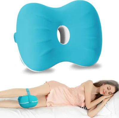 Produktbild von Ergonomisches Bein-Kissen, orthopädischer Memory-Schaum, 1 Stück, für die Schlafqualität
