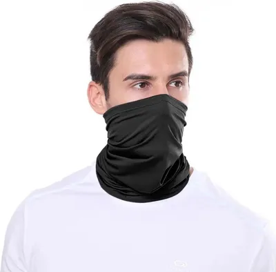 Productafbeelding van CHPN - Rolkraagtrui - Rolkraagtrui - Sjaal - Sjaal - Elastisch - Uni - Zwart - One size - Warme rolkraagtrui - Winter - Koud - Warme hals - Halswarmer