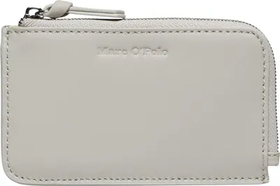 Imagen del producto de Marc O'Polo Cuero estuche de tarjetas Florica Zip Wallet Stone Grey gris