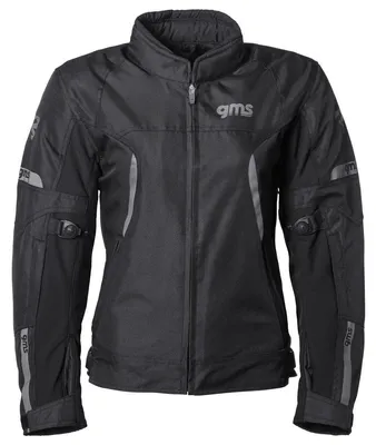 Productafbeelding van GMS Vega dames motorjas, textiel, zwart, maat XS