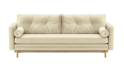 Produktbild von Schlafsofa Mossa mit Stauraum - hellbeige - Velluto 2