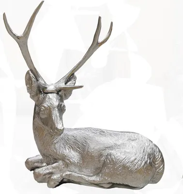 Produktbild von Designer Abstrakte Figur Moderne Figuren Dekoration Hirsch Garten Skulpturen neu