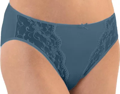 Produktbild von Nina von C. Jazzpant mit floraler Spitze 4821971 | Taubenblau Größe: 50