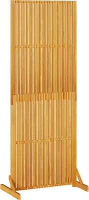 Produktbild von Sichtschutz Braun 79,5 x 50 x 200 cm Massivholz Akazie