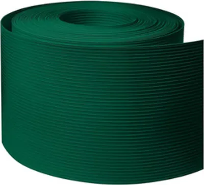 Produktbild von FORTENA Zaun Sichtschutzstreifen aus hochwertigem Polypropylen - 26m lang, 19cm hoch, Grün, mit gerippter Oberfläche, idealer Sichtschutz für Gartenzaun, Doppelstabmattenzaun.
