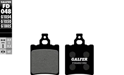 Image de Galfer : Plaquettes de frein écologiques