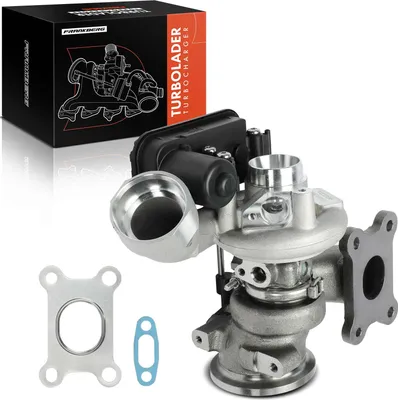 Imagen del producto de Turbocompresor de escape Frankberg, compatible con los modelos VW Golf, Passat, Tiguan, Touran, Audi A3 Cabriolet, Limousine, Sportback, Q2, Q3, Seat y Skoda