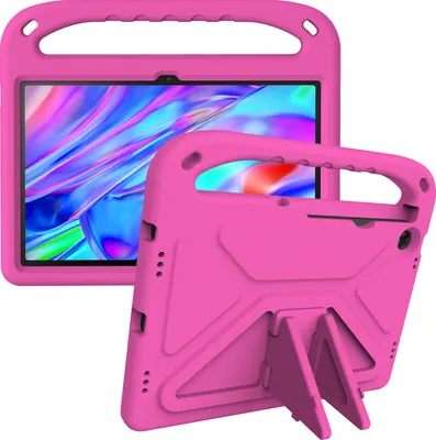Obrázek produktu pro Ochranné pouzdro pro Lenovo Tab M10 Plus 3rd Gen 10,6", lehké dětské pouzdro z EVA s držadlem a stojánkem Růžový