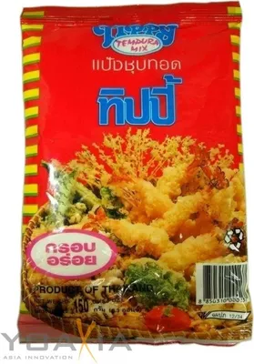 Produktbild von 12er Pack TIPPY Tempura Mix (12x 150g) | Tempura Mehl | Paniermehl | Panade