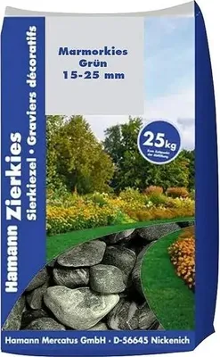 Produktbild von Marmorkies Grün 15-25 mm 25 kg