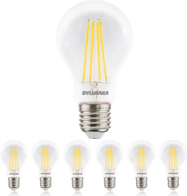 Produktbild von SYLVANIA LED Glühbirne E27 Warmweiß | 60W Ersatz | 806 Lumen | 2700K Filament Leuchtmittel | 6er Pack