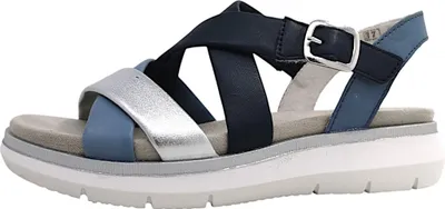 Produktbild von Remonte Damenschuhe Sandalen Flach Sandale Blau Freizeit, Schuhgröße:36 EU