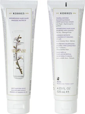 Produktbild von Korres Mandel- und Leinsamenmaske ( trockenes Haar)  125 Ml