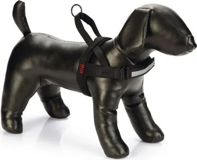 Produktbild von Beeztees Parinca Premium Comfort - Hundegeschirr - Nylon - schwarz - 72-90X30