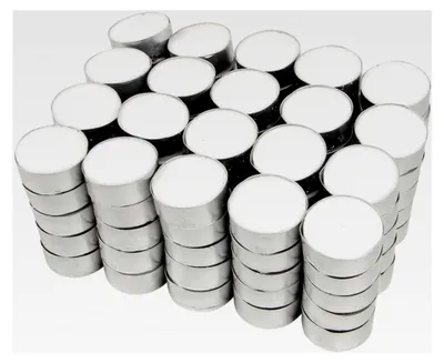 Produktbild von 100 Teelichter im Flachpack oder Beutel (1 Set = 100 Stück)