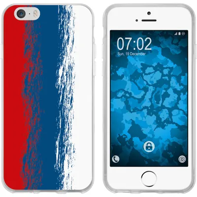 Produktbild von PhoneNatic Case kompatibel mit Apple iPhone 6s / 6 Silikon-Hülle WM Russland M9