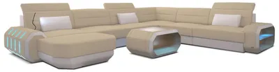 Produktbild von XXL Stoff Wohnlandschaft Roma U-Form