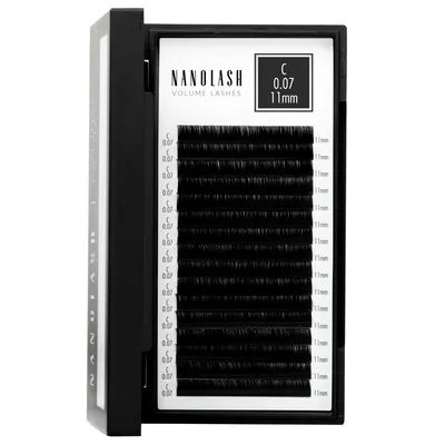 Image de Extensions de cils volume Nanolash - 0.07 C curl 11mm