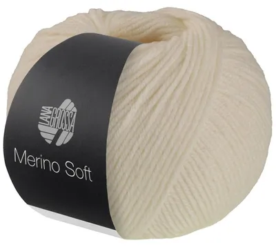 Produktbild von Lana Grossa - Merino Soft 0001 ecru