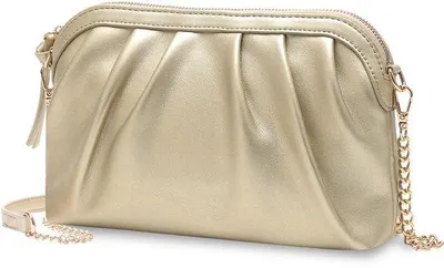 Obrázek produktu pro Elegantní kožené kabelky přes rameno pro ženy, zlaté, malé velikosti