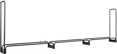 Produktbild von Famanu Holzlagerung mit wasserdichter Abdeckung - 117x387x36cm