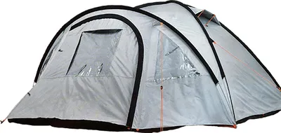 Produktbild von Sandora 4 Personen Kuppelzelt grau 250 x 300 x 130 cm 96244