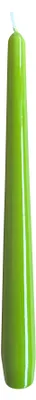 Produktbild von Gelackte Spitzkerzen Limonegrün 240 x Ø 23 mm, 12 Stück