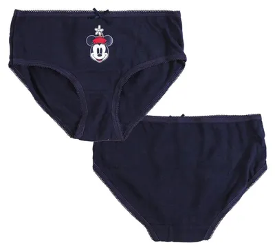 Produktbild von Minnie Mouse Unterwäsche Set für Mädchen - Blau, Weiß, Rosa und Rot - 5 Stück -