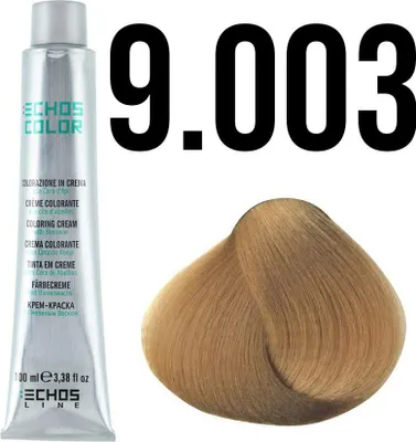 Produktbild von ECHOSLINE | Haarfarbe 9.003 - 100ml - Langhaltend - Für graue Haare - Mit Pflegewirkung