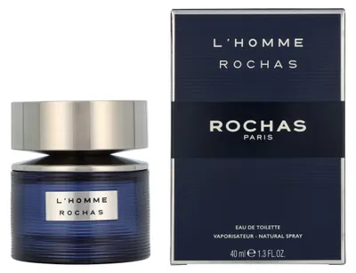 Produktbild von Rochas L'Homme, Männer, 40 ml, Spray, ALCOHOL DENAT. (SD ALCOHOL 39-C), PARFUM (FRAGRANCE), AQUA (WATER), LIMONENE, ETHYLHEXYL..., 1 Stück(e)