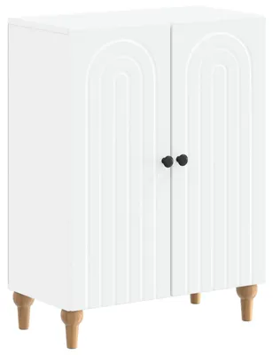 Immagine prodotto di vidaXL Mobiletto contenitore per bagno ALKMAAR, bianco, 59,5 x 31 x 80 cm