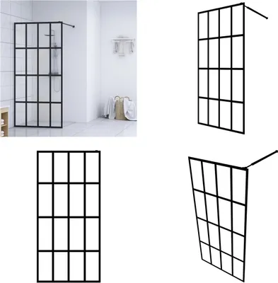 Produktbild von vidaXL Duschwand für Walk in Dusche Klares Sicherheitsglas 100x195 cm - Duschwand - Duschwände - Begehbare Duschwand - Begehbare Duschwände