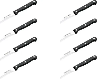 Produktbild von Schälmesser - L 18 cm - Edelstahl - Bakelitgriff - 8er Set
