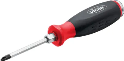 Produktbild von VIGOR Schraubendreher mit Schlagkappe mit Antriebsvierkant V5010-PH1