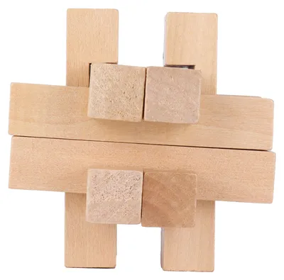 Immagine prodotto di Giocattolo puzzle intelligente in legno, gioco puzzle ad incastro per adulti