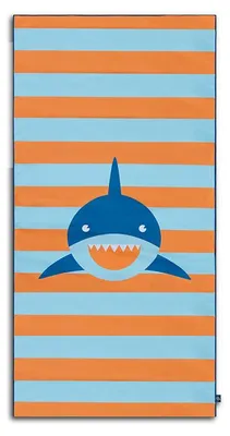 Zdjęcie produktu dla Ręcznik plażowy Swim Essentials, mikrofibra, wielokolorowy, wzór "Rekin Tropikalny", 135 x 65 cm