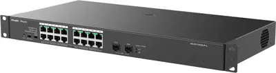 Image de Switch Reyee Non Géré RG-ES118GS-P-L PoE Desktop 16 Ports PoE+ 802.3af/at 2 Uplink SFP