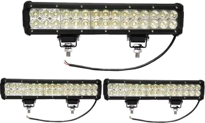 Produktbild von 3pcs 90W Auto LED Light Bar,Greenmigo Offroad Zusatz Scheinwerfer Geführtes Arbeits-Licht-Bar Wasserdicht IP67 Lightbar Scheinwerfer für Offroad Traktor SUV UTV ATV
