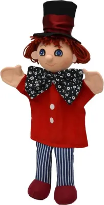 Produktbild von Handpuppe Hutmacher, 35cm, Handpuppe mit Beinen