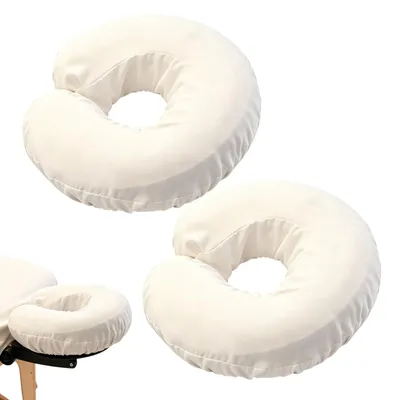 Imagen del producto de Dos fundas para reposacabezas lavables, compatibles con reposacabezas estéticos y terapéuticos, para