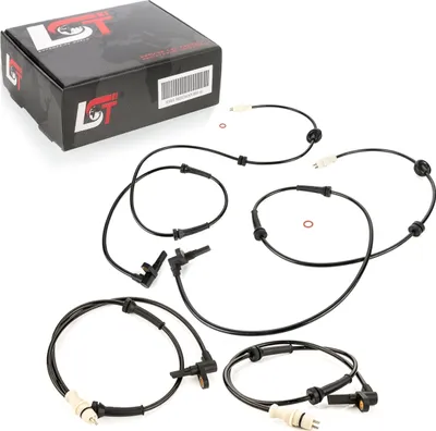 Produktbild von 4x ABS Sensor Drehzahlregler vorne hinten links rechts für Fiat Palio 178 01-08