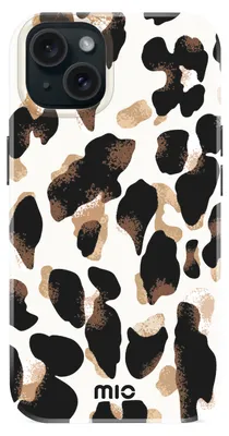 Produktbild von MIO iPhone 15 MagSafe Hülle Hardcase Backcover - Leopard