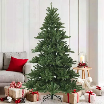 Immagine prodotto di Maison Exclusive - Albero di Natale artificiale pieghevole verde 180 cm PVC, acciaio